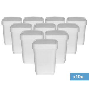 RECIPIENTE DOBLE SWING 10 LTS X 10U - Imagen 1