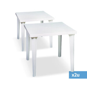 MESA CUADRADA 75 X 75 CM X 2U - Imagen 1